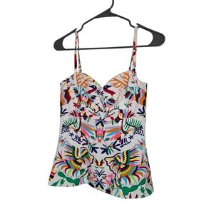 Mara Hoffman Women's Bustier Tank In Techno Animal